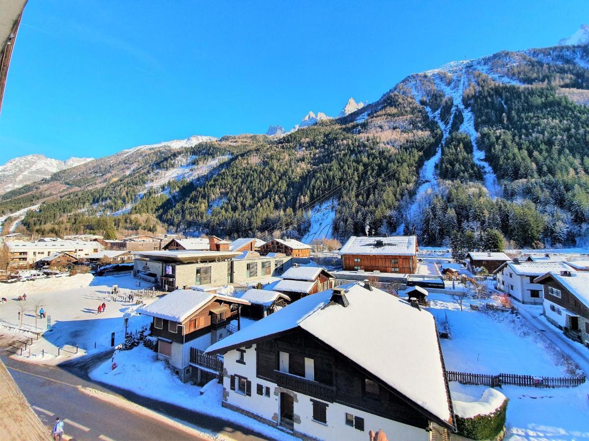 Grand Studio Aiguille Du Midi Et Vue Mont Blanc Chamonix Ngoại thất bức ảnh